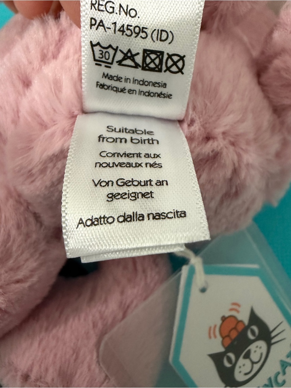 #010 AUTHENTIC❗️Jellycat SMALL blossom tulip bunny 7”- NWT Retired - Picture 7 of 11